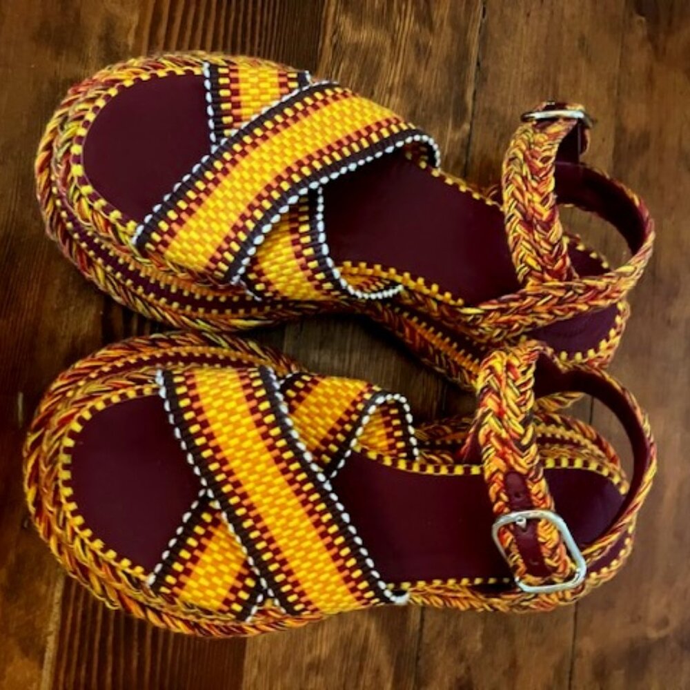 Chloe colorful woven sandals